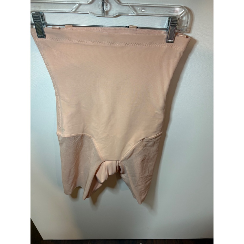 NWT Honeylove SuperPower Short Mid-Thigh Bodyshaper No Straps Pink Size M 436